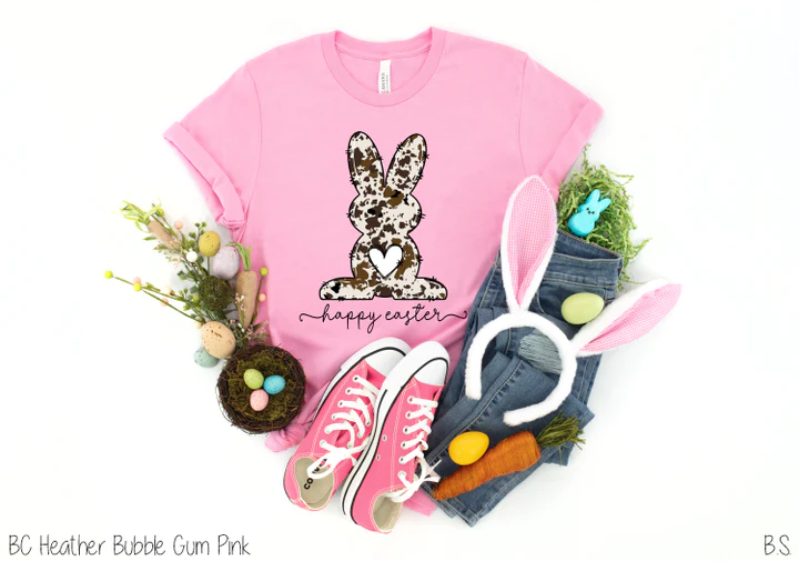 Cowhide Easter Bunny