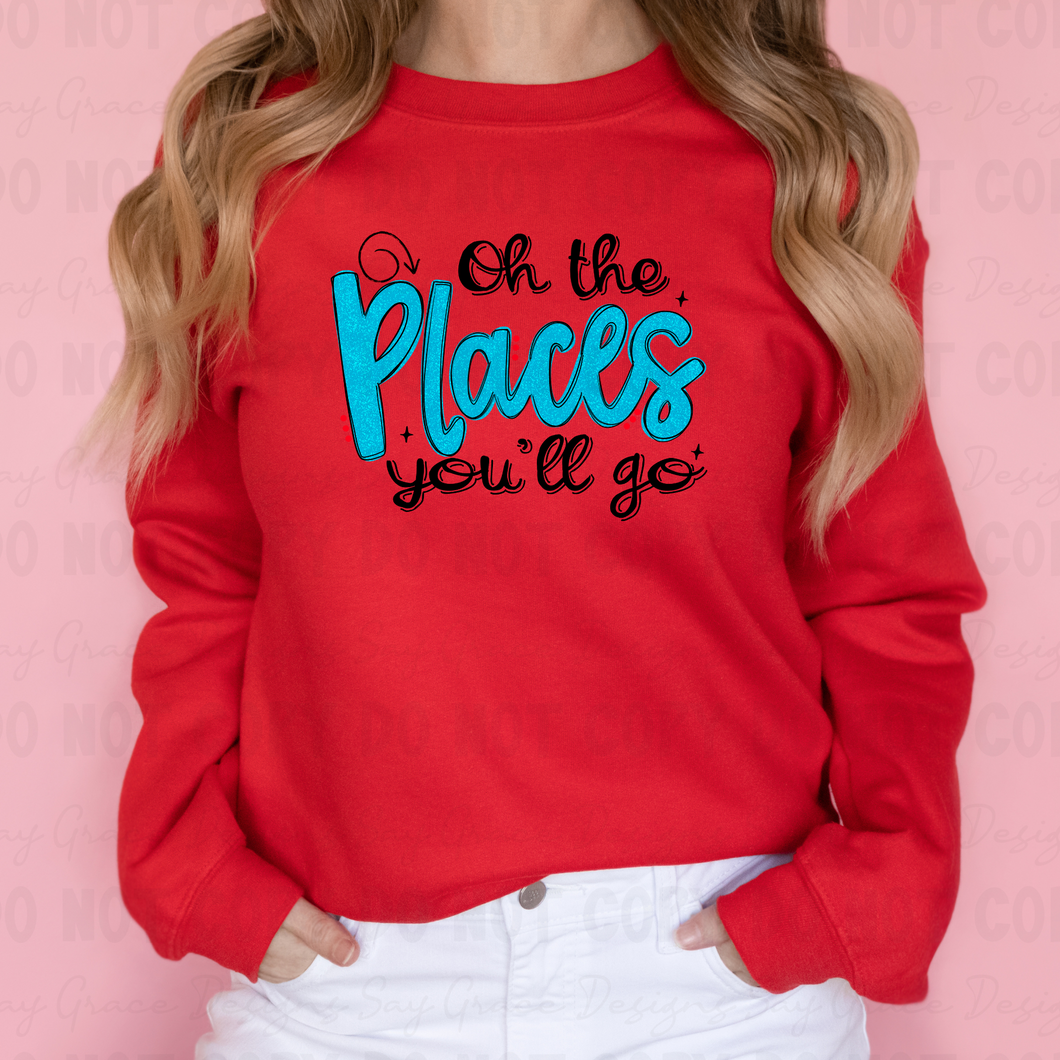 Oh The Places You'll Go - Blue