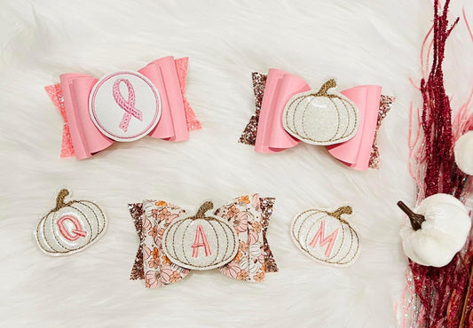 Pink Fall Bows