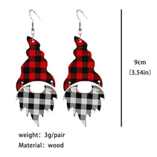 Load image into Gallery viewer, Holiday Wood Earrings
