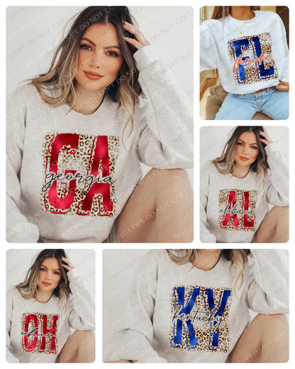 States Leopard Distressed