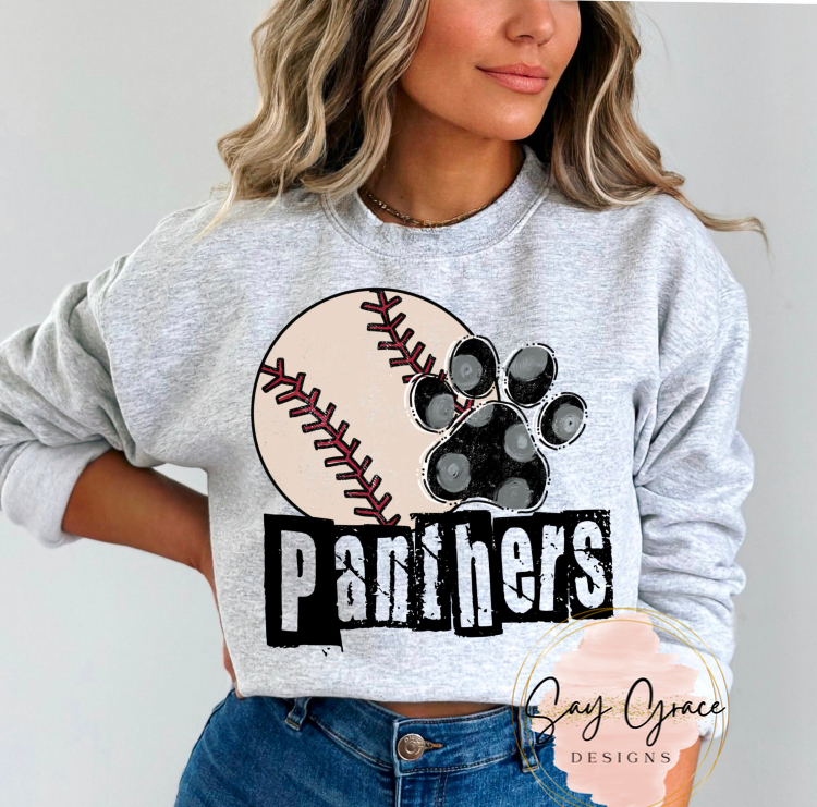 Panthers Baseball - Box Letters