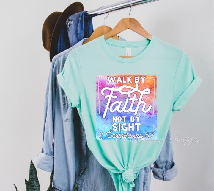 Walk By Faith Watercolor