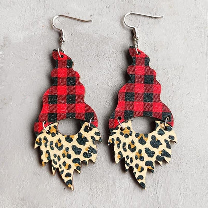 Holiday Wood Earrings