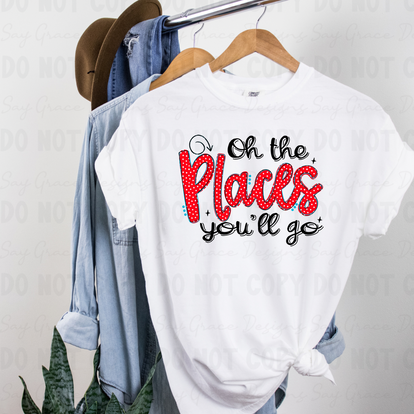 Oh The Places You'll Go - Red